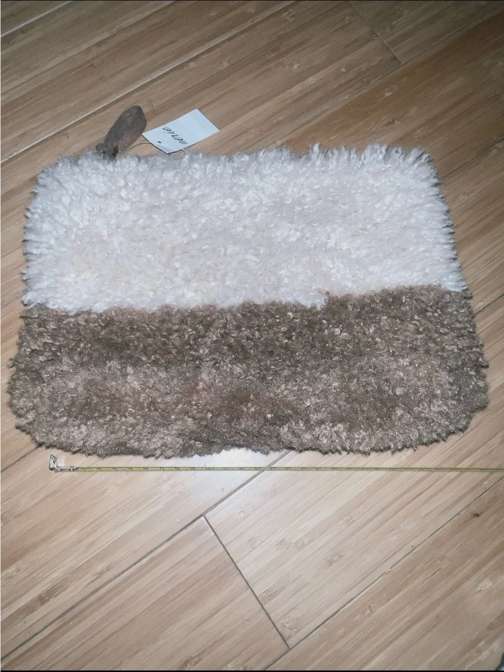 Aerie new furry soft clutch